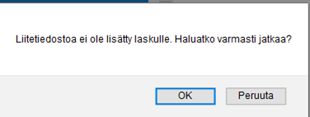 Liitetiedosto ei lisätty